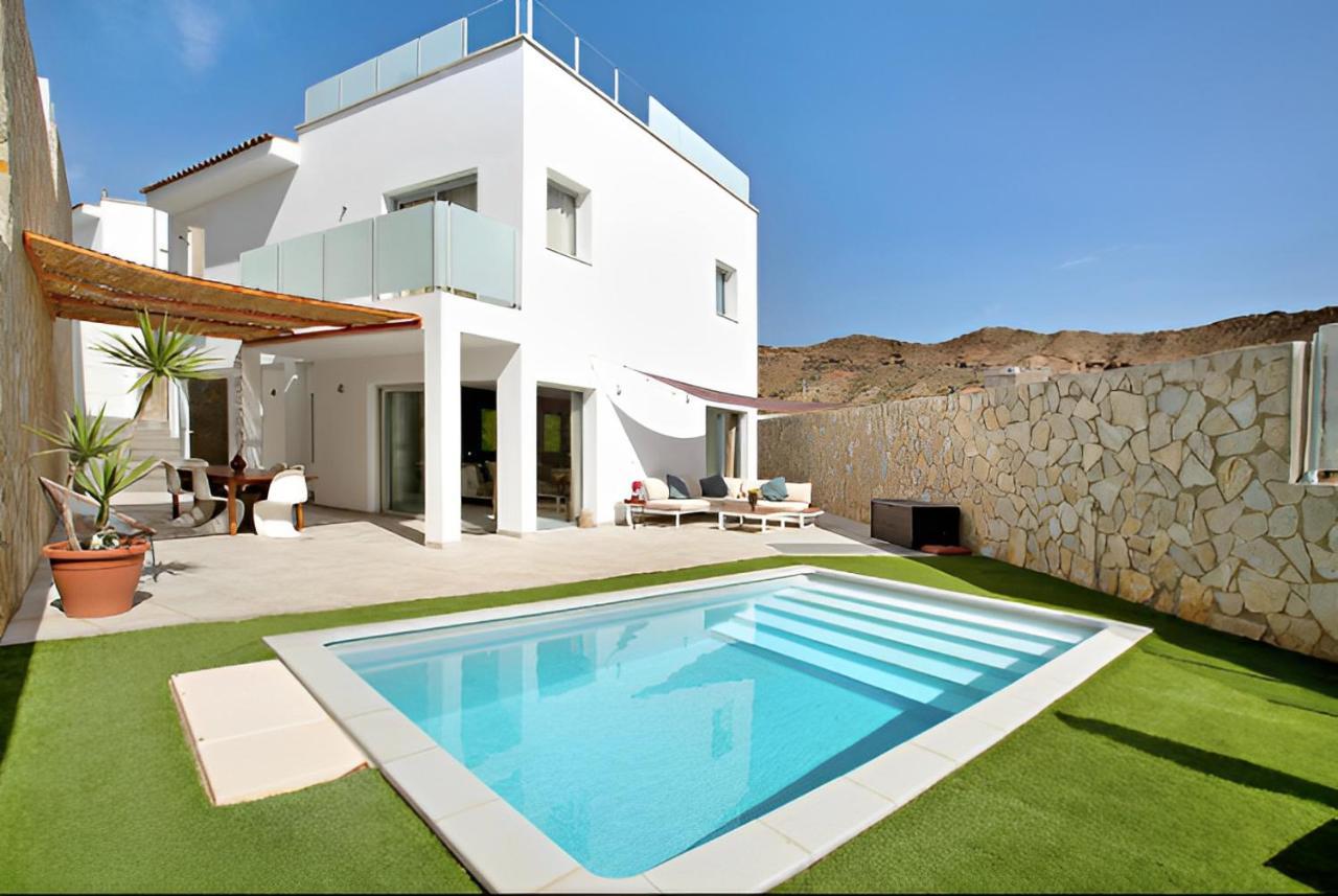 Dream Villa With Heated Pool, Rooftop & Ocean Views Mogan Exterior photo
