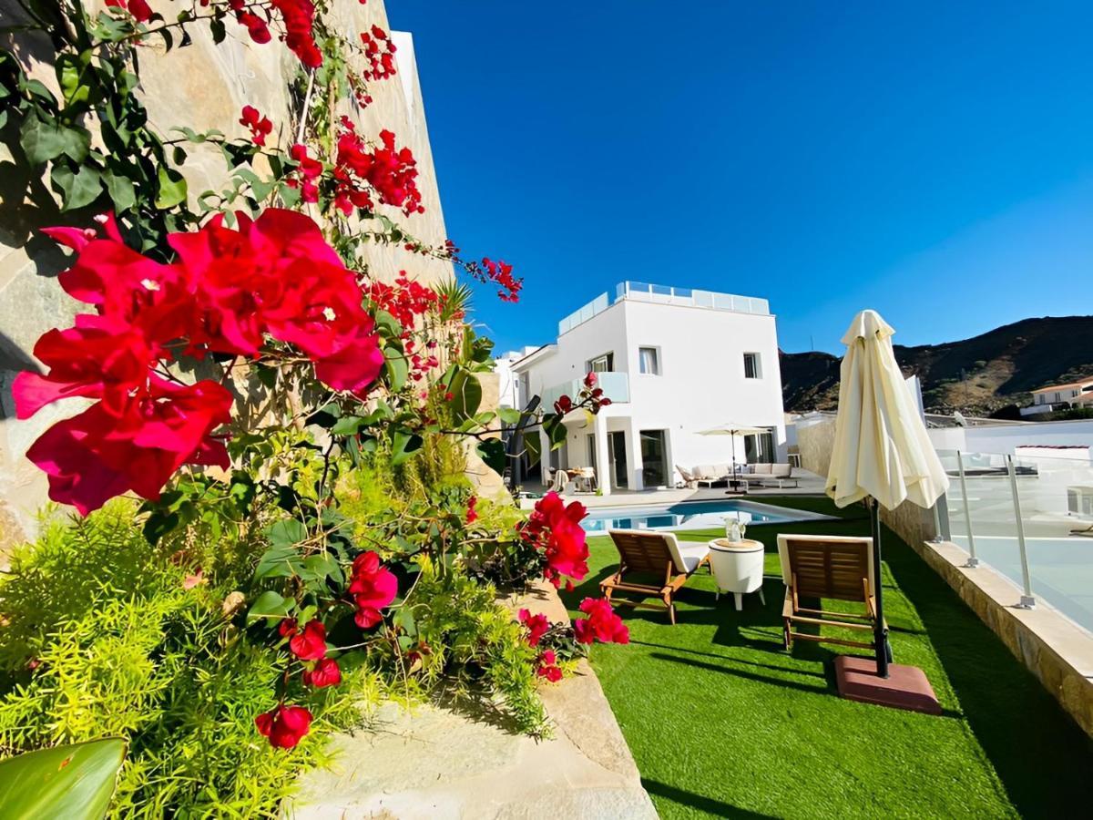 Dream Villa With Heated Pool, Rooftop & Ocean Views Mogan Exterior photo