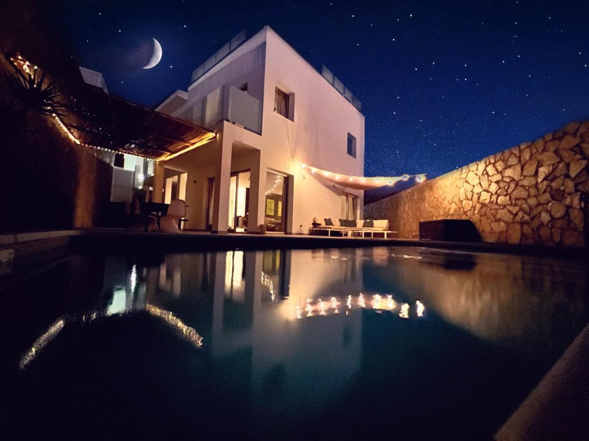 Dream Villa With Heated Pool, Rooftop & Ocean Views Mogan Exterior photo