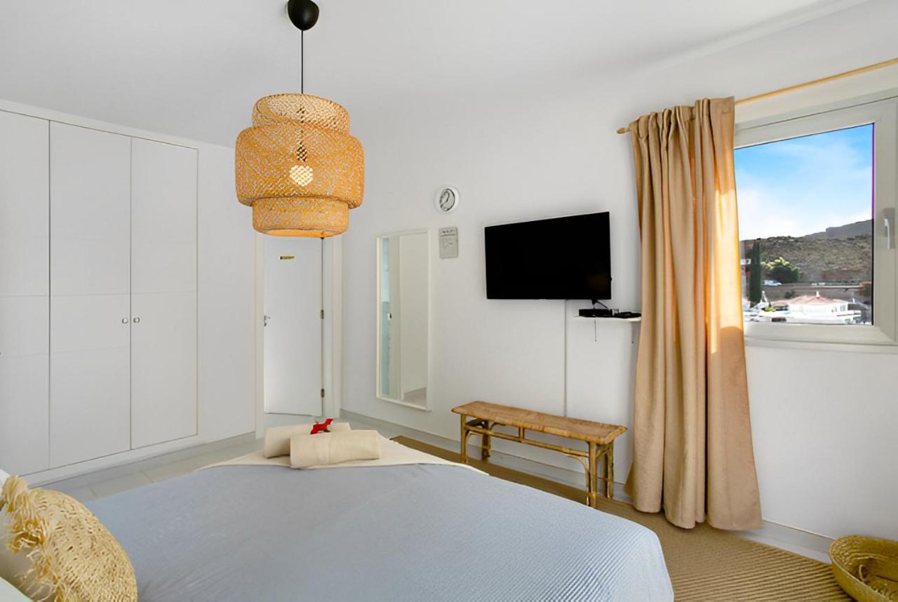 Dream Villa With Heated Pool, Rooftop & Ocean Views Mogan Exterior photo