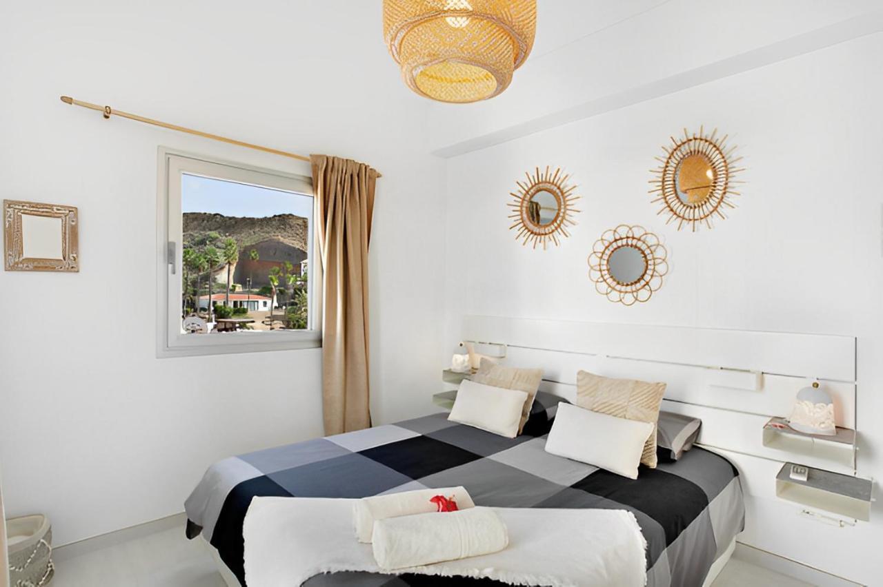 Dream Villa With Heated Pool, Rooftop & Ocean Views Mogan Exterior photo
